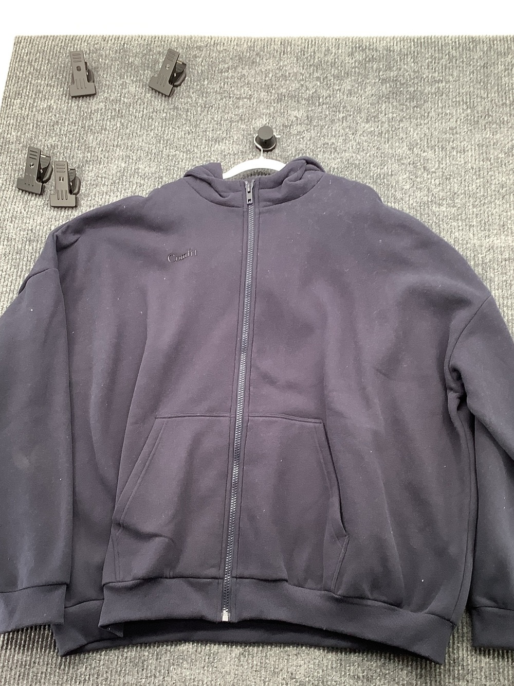 Comfrt Hooded Zip Jacket - Navy